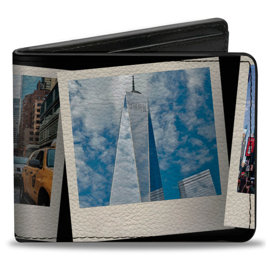 Bi-Fold Wallet - Vivid New York City Snapshots Stacked