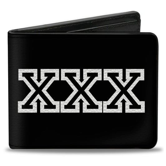 Bi-Fold Wallet - XXX Black White