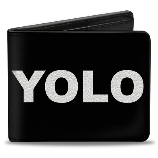 Bi-Fold Wallet - YOLO Black White