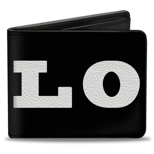 Bi-Fold Wallet - YOLO Bold Black White