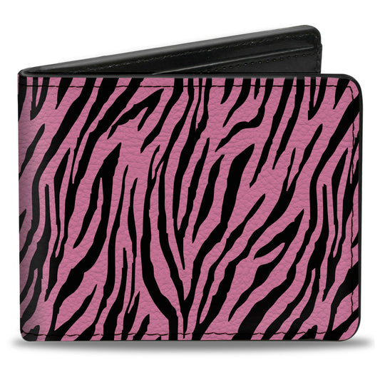 Bi-Fold Wallet - Zebra 2 Baby Pink