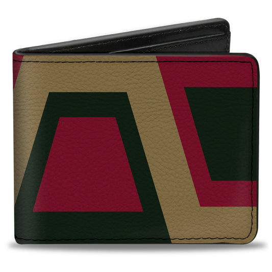 Bi-Fold Wallet - Aztec17 Tan Red Black