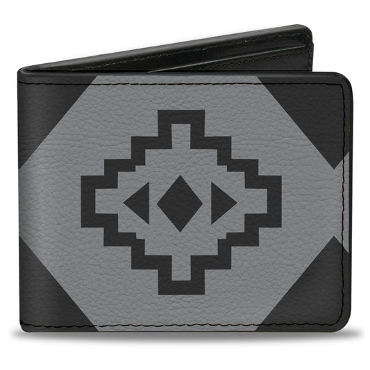 Bi-Fold Wallet - Aztec21 Tonal Grays