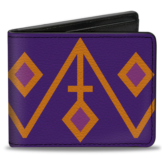 Bi-Fold Wallet - Aztec22 Purple Orange Pink