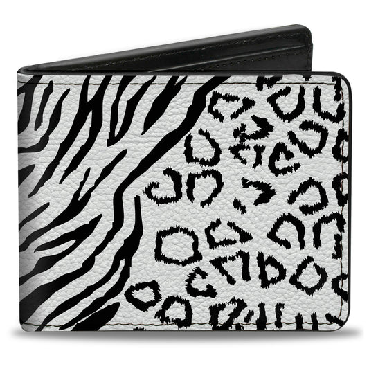Bi-Fold Wallet - Cheebra White Black
