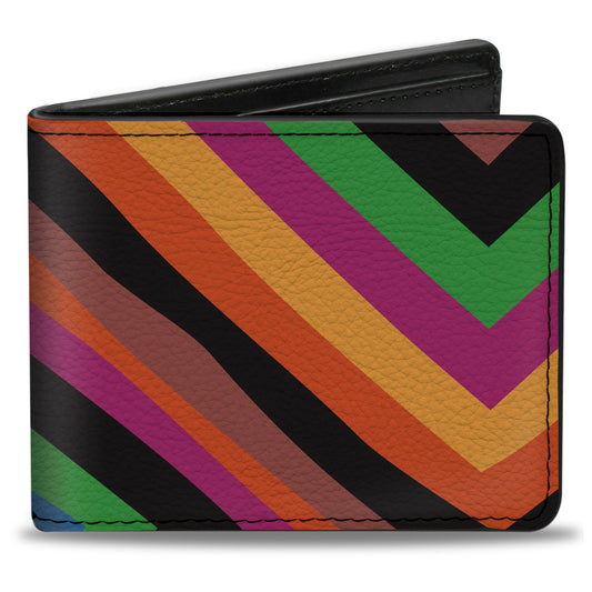 Bi-Fold Wallet - Diamond Freehand Multi Color