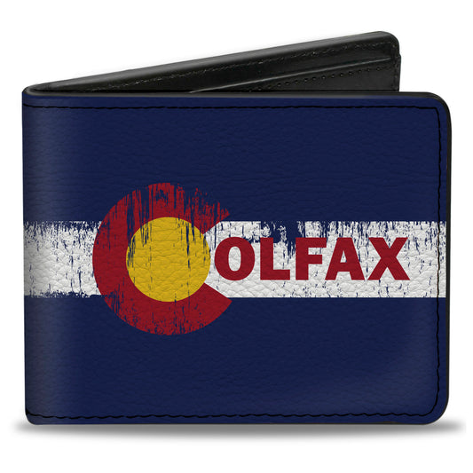 Bi-Fold Wallet - COLFAX Colorado Flag Weathered