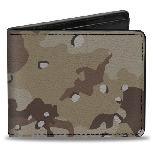 Bi-Fold Wallet - Desert Camo Tans Browns