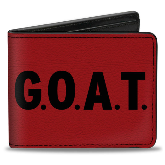 Bi-Fold Wallet - GOAT Red Black