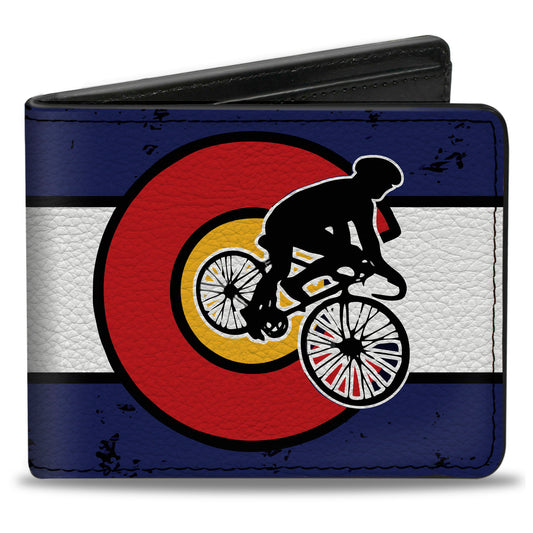 Bi-Fold Wallet - Colorado Biker Distressed