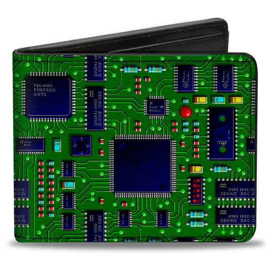 Bi-Fold Wallet - Circuit Board2