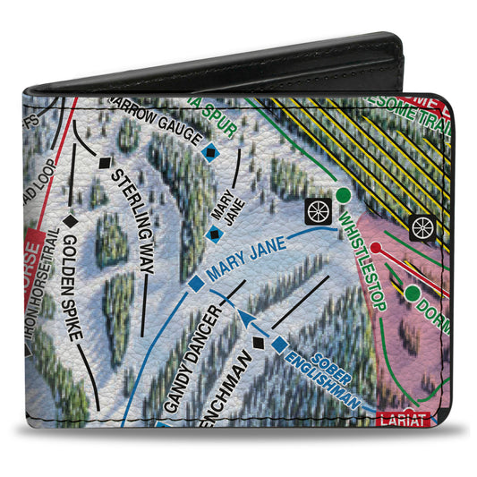 Bi-Fold Wallet - Colorado Winter Park Run2 Iron Horse