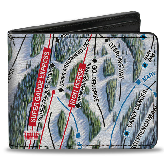 Bi-Fold Wallet - Colorado Winter Park Run4 Iron Horse