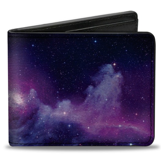 Bi-Fold Wallet - Galaxy Purple Pinks