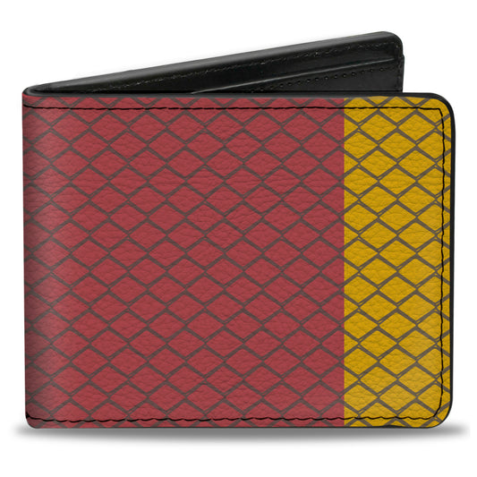 Bi-Fold Wallet - Snake Coral Snake Yellow Red Black Gray