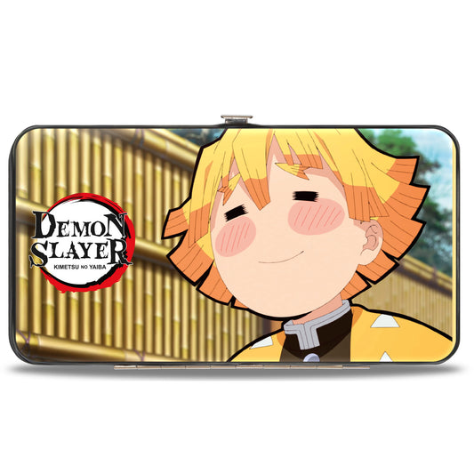 Hinged Wallet - DEMON SLAYER Zenitsu and Nezuko Smiling Poses and Title Logo