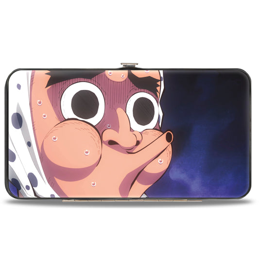 Hinged Wallet - Demon Slayer Hotaru Haganezuka and Tanjiro Kamado Cheek Scene and Pose