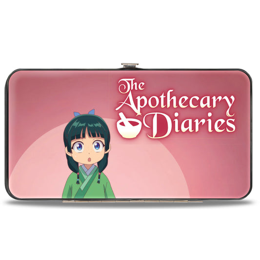 Hinged Wallet - THE APOTHECARY DIARIES Chibi Maomao Poses Pinks/Greens