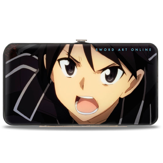 Hinged Wallet - SWORD ART ONLINE Asuna and Kirito Face Expression Close-Up