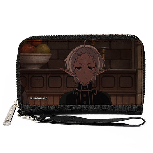 PU Zip Around Wallet Rectangle - Mushoku Tensei Sylphiette Pose