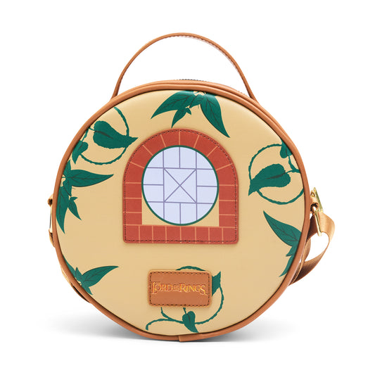 Round Crossbody Bag - Lord of the Rings Frodo's Hobbit House Door and Window Replicas