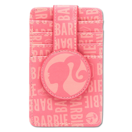 Character Wallet ID Card Holder - BARBIE Ponytail Silhouette Pinks