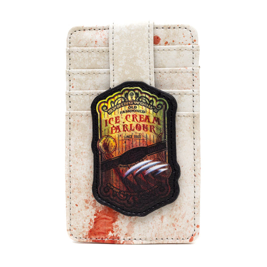 Character Wallet ID Card Holder - A Nightmare on Elm St SPRINGWOODS Ice Cream Parlour Tans/Red