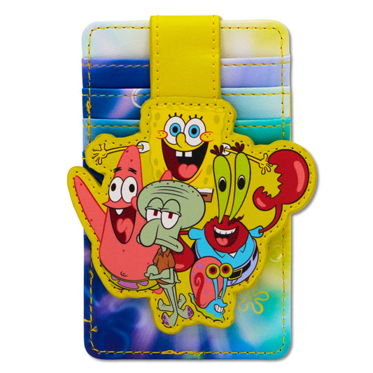 Character Wallet ID Card Holder - SpongeBob SquarePants Five Character Group Pose