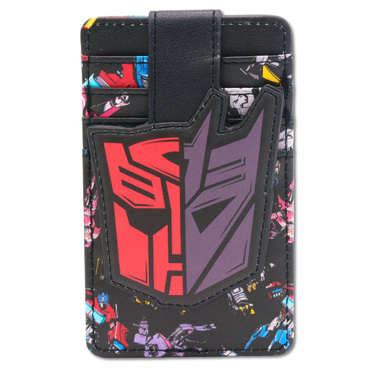 Character Wallet ID Card Holder - Transformers Autobot Decepticon Split Icon