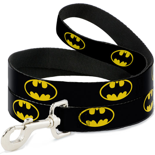 Dog Leash - Batman Shield Black/Yellow