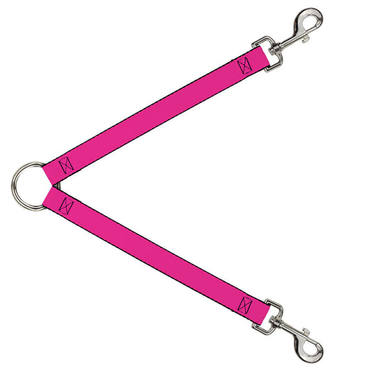 Dog Leash Splitter - Neon Pink