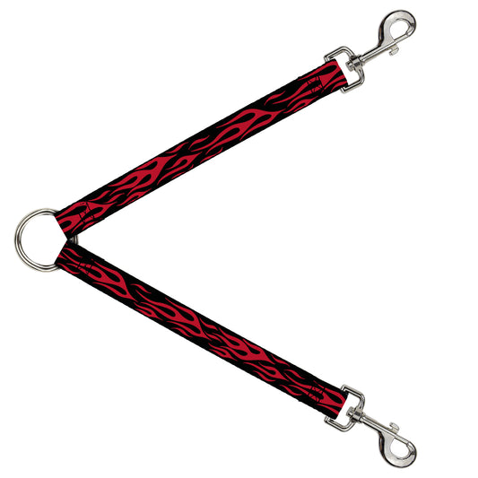 Dog Leash Splitter - Flame Red