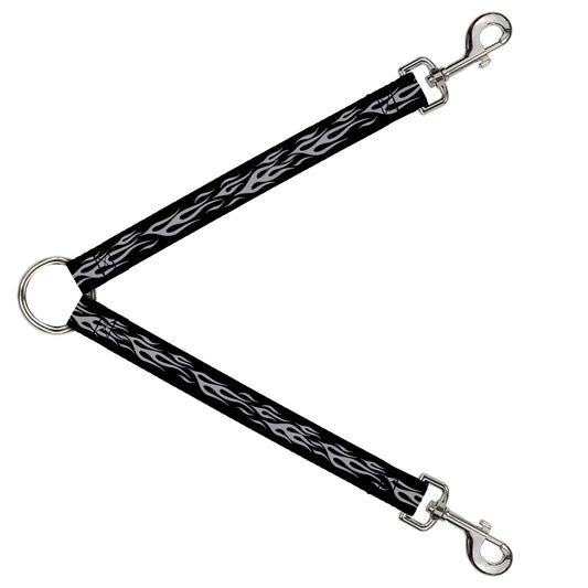 Dog Leash Splitter - Flame Silver