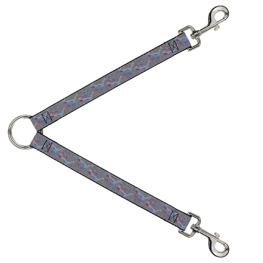 Dog Leash Splitter - 3-D Glasses w/TV Noise
