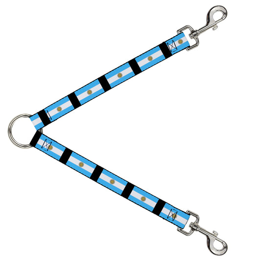 Dog Leash Splitter - Argentina Flags