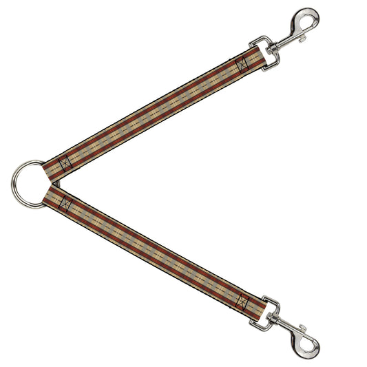 Dog Leash Splitter - Americana Plaid