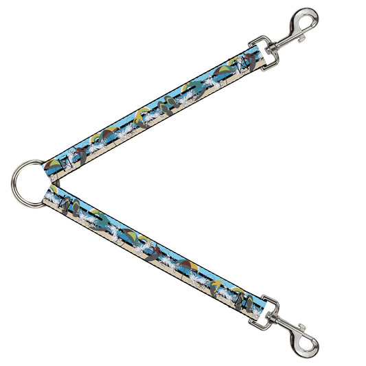 Dog Leash Splitter - Beach Scene 1