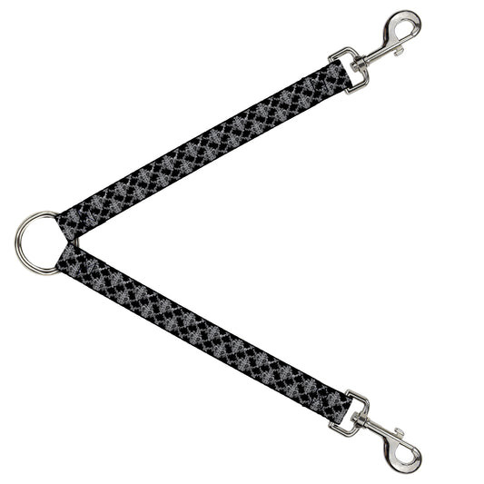 Dog Leash Splitter - Boudoir Wallpaper Black/White
