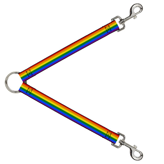 Dog Leash Splitter - Flag Pride Rainbow