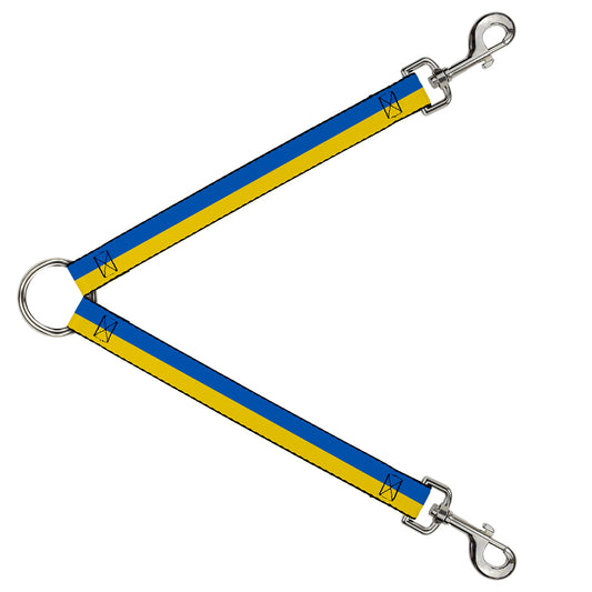 Dog Leash Splitter - Ukraine Flag Continuous