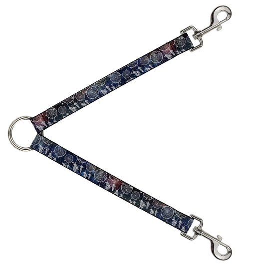 Dog Leash Splitter - Dream Catcher Galaxy/White