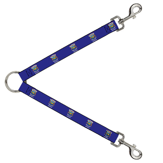 Dog Leash Splitter - Michigan Flag Continuous