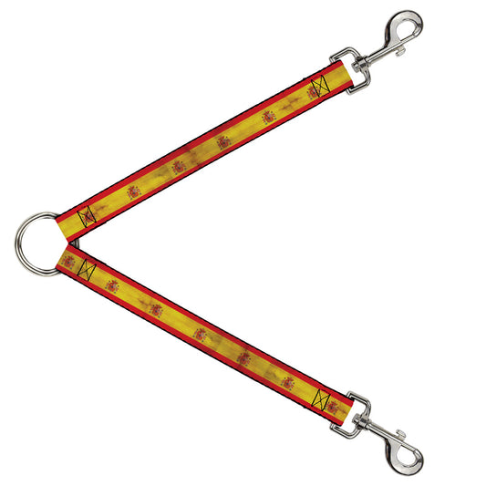 Dog Leash Splitter - Spain Flag Continuous Vintage