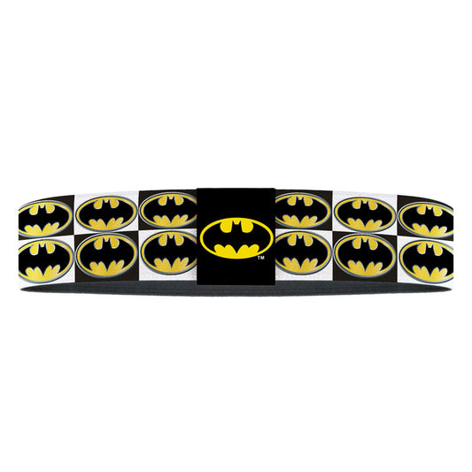 Headband  - 1.0" - Batman Shield Checkers