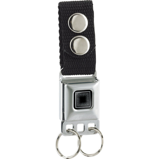 Keychain - Starburst - Black