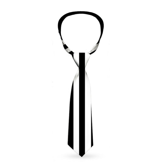 Necktie Standard - Stripe Transition Black White