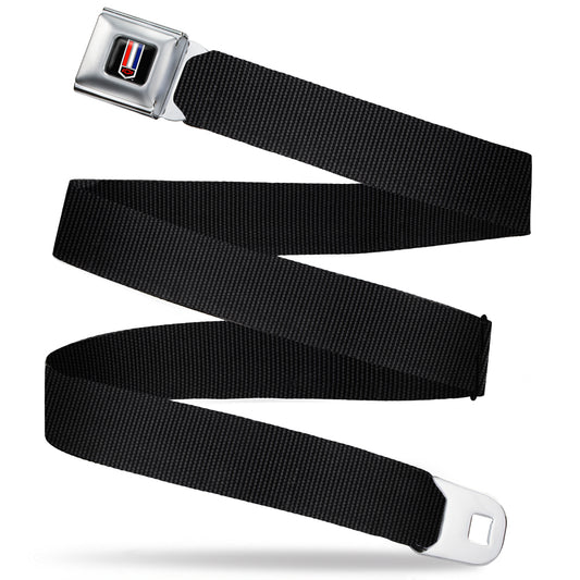 Camaro Badge Full Color - 
 Seatbelt Belt - Black Webbing
