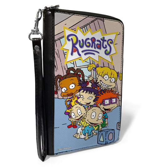 PU Zip Around Wallet Rectangle - RUGRATS Group Pose