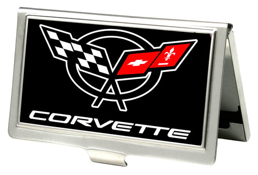 Business Card Holder - SMALL - Corvette FCG Black White Red