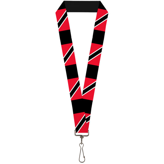 Lanyard - 1.0" - Trinidad & Tobago Flags Black Block